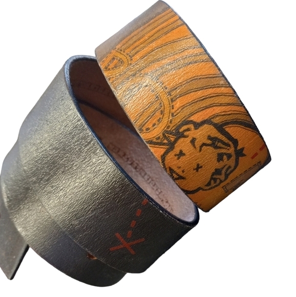 Jonathan Wye LLC Leather Comic Belt - Picture 1 of 6